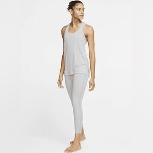 Nike Yoga Gray Racerback Tank Size Medium